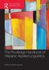 The The Routledge Handbook of Hispanic Applied Linguistics Book