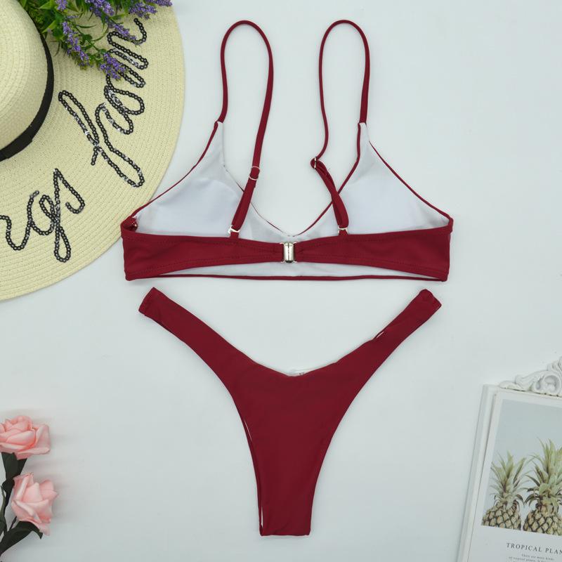 Plus Size Sexy European & American Triangle Bikini Swimsuit