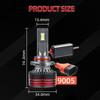 2PCS 6000K White 9005 Auto Headlamps Bulbs 30000LM High Power 150W LED Car Headlights 3570 CSP Chips 12V For Mazda 5 2006-2015