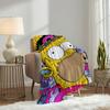 Смешное Мультяшное Одеяло The S-Simpsonss Одеяло для Дивана Дивана Путешествий Дома Пешего Туризма Пикника Постельное Белье Фланелевое Одеяло подарок на день рождения