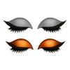 2 Lazy Stickers Eye Shadow Eyelash Pairs Reusable Eye Makeup Stickers