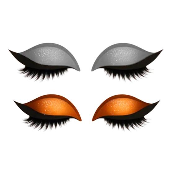 2 Lazy Stickers Eye Shadow Eyelash Pairs Reusable Eye Makeup Stickers