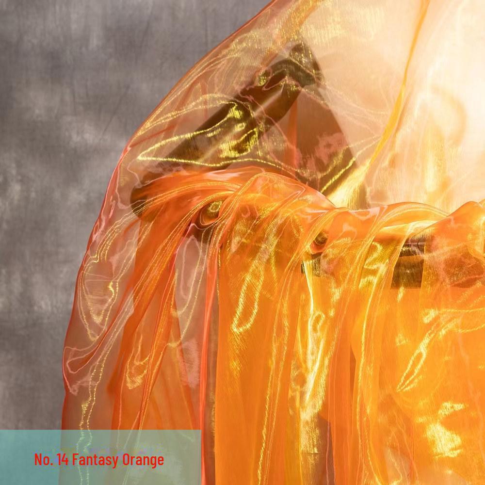 Двухцветная зашифрованная фантазийная органза: Сценические костюмы, свадебный декор и ткани ручной работы для детского сада