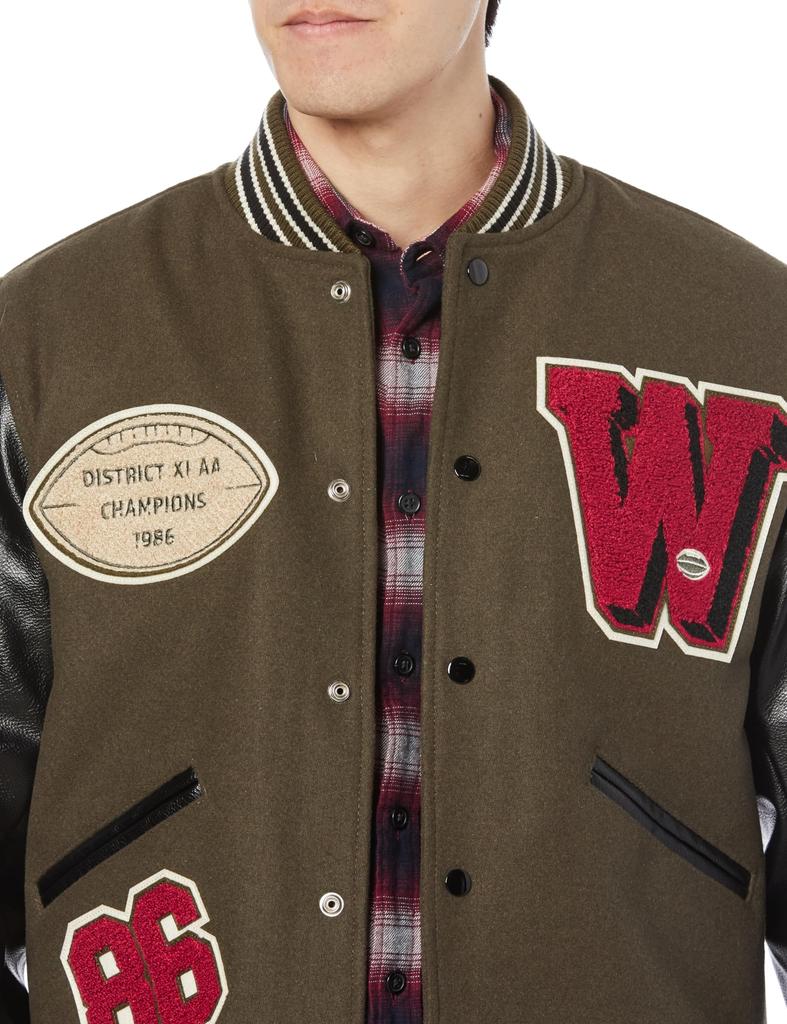 Куртка Stadium MELTON AWARD Olive [Houston] КУРТКА(ФУТБОЛЬНЫЙ) Мужской