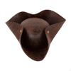 Halloween Pirate Tricorn Hat Decor Cosplay for Carnival Party Dress Up