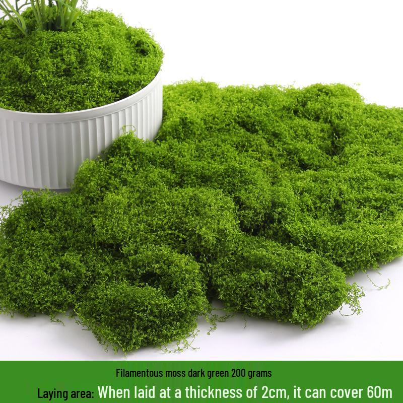Artificial Moss Green Plants Micro Landscape Rockery Lawn Potted Bonsai Decorative DIY Ornaments
