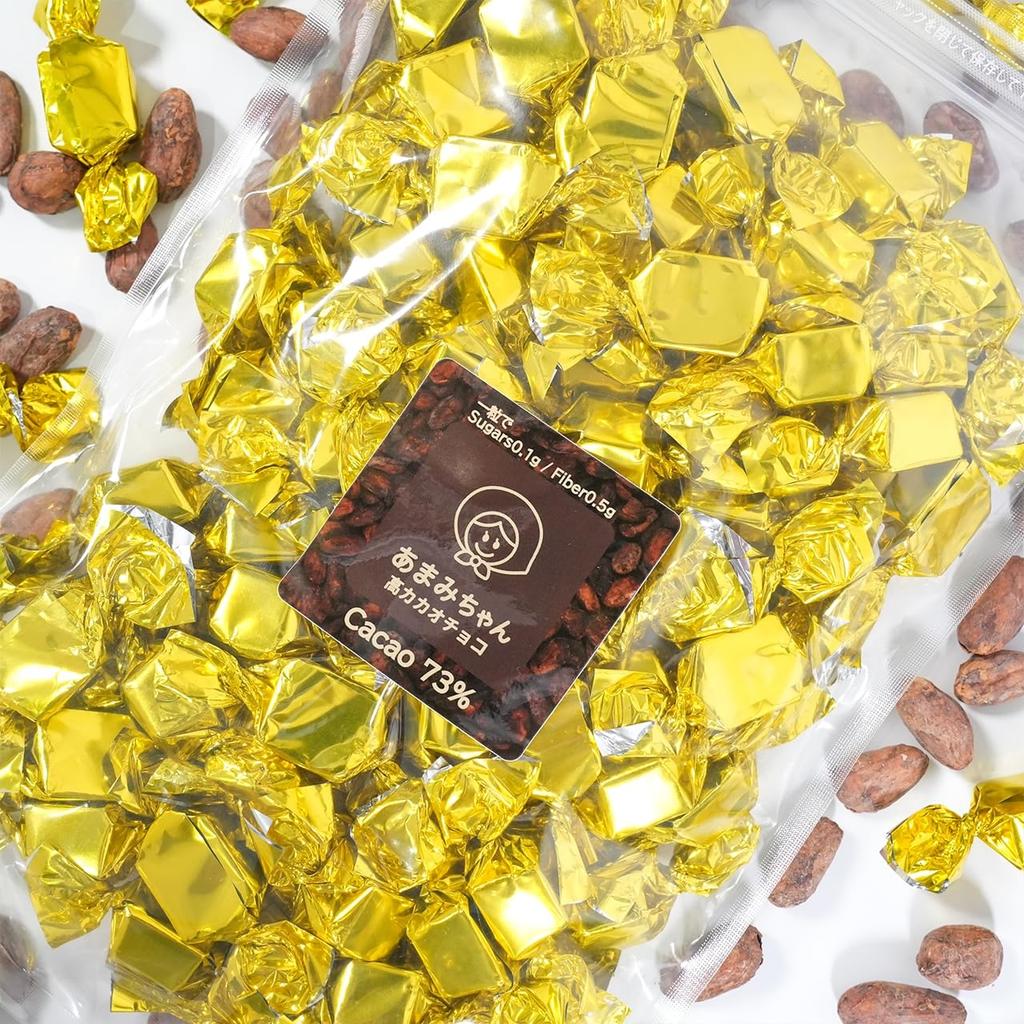 High Cacao Chocolate Cacao 300g No No Vegetable Dietary Off Large Low Delicious Sweets Amami-chan 73% Sugar, Oil, Fiber, 96% Carbohydrates, Capacity,