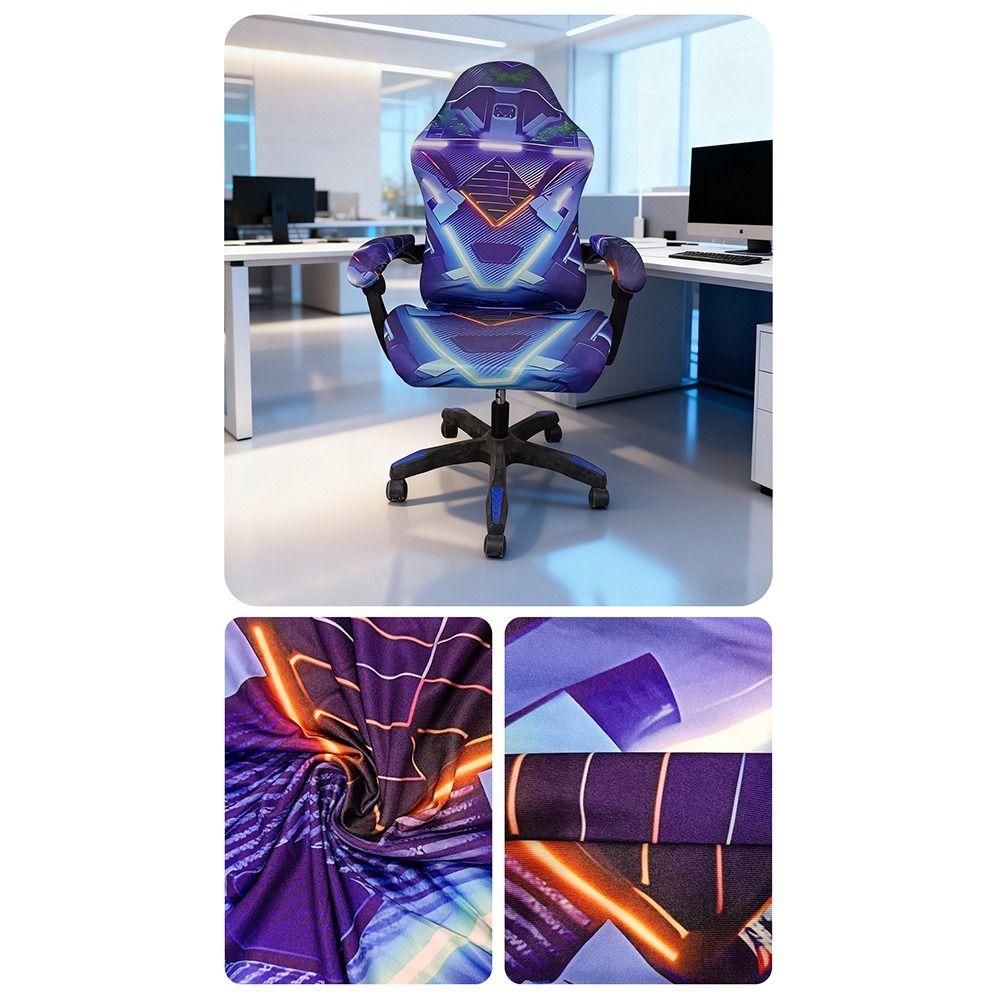 Stretchy Gaming Chair Covers Breathable Chair Cover Set Computer Chair Covers for Office Home