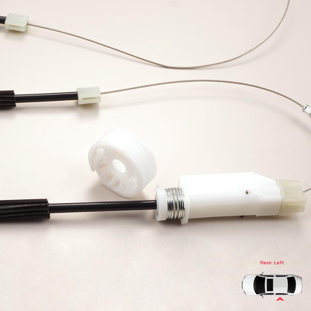 BROSS Автозапчасти BWR1231 Комплект для ремонта электрического стеклоподъемника Задняя левая сторона для A5 S5 Купе 2008-2013