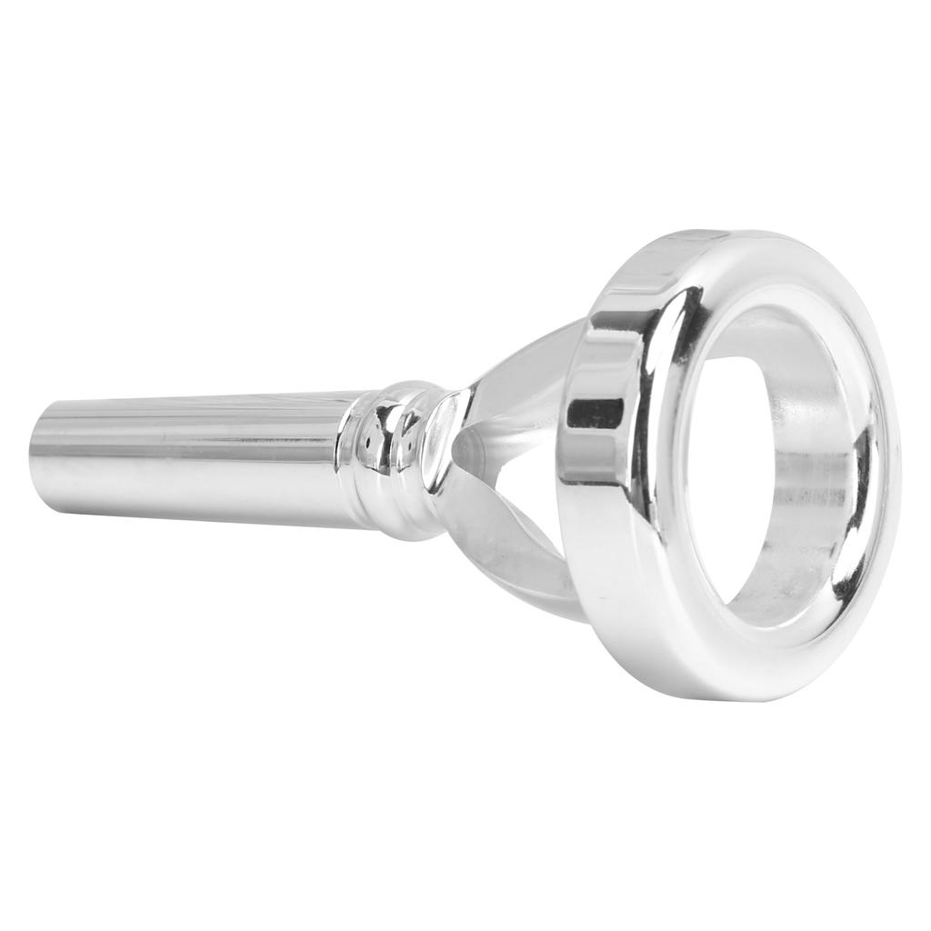 Tuba Mouthpiece Trainer Exercising Mouth Thick Silver Coating Musical Instrument Equipment