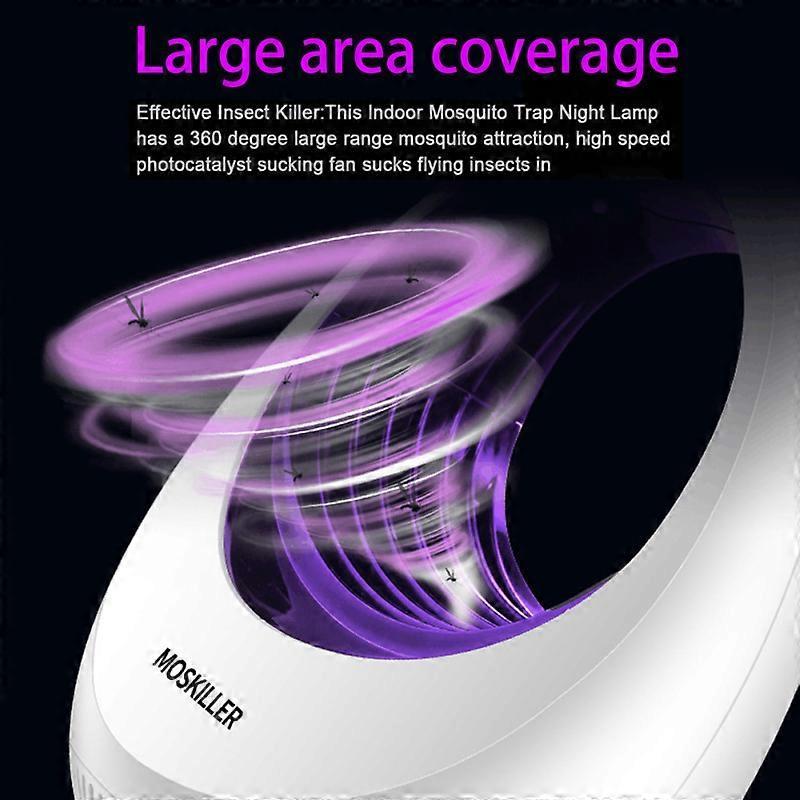 1/2Pcs Photocatalyst Mosquito Killer Lamp Household Anti-mosquito Insect Repellent LED Mosquito Trap USB Pest Control Fly Bug Insect