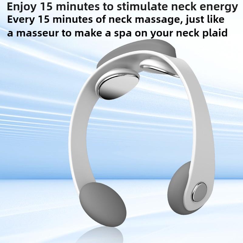 Multi Functional Intelligent Cervical Spine Massager for Home Hot Compress Care, Low-frequency Pulse Neck Hanging Massager