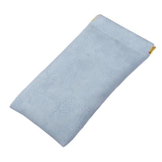Sunglasses Pouch Soft Home Supply Solid Colour Elastic Opening Auto Closure Sunglasses Pouch Practical Protective Lightweight