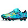 Мода 28-40 Детские Футбольные Бутсы Юношеские Длинные Шипы Жесткая Липучка Футбольные Бутсы Тренировочные Детские Футбольные Бутсы