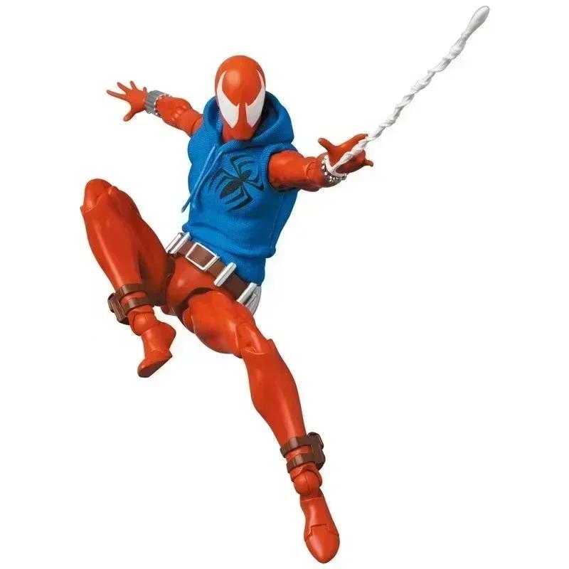 Прибытие Ct Toys Алый Паук Бен Рейли Mafex Comic Ko Фигурка Действия Эксклюзивный Человек-Паук Аниме Коллекция Подарок 186 Подвижная Сочлененная Масштаб