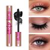 Silk Fiber Matte Mascara Makeup Ultra-Fine Brush Lengthens Eyelashes Waterproof Fast Dry Black Curling Mascara Comestic