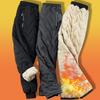 Men's Winter Fleece Thick Lambswool Warm Sweatpants Casual Water Proof Big-Size 7XL Wool Trousers Male Black Gray Joggers Trousers