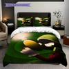 Martians Flashlight Adventure Three-piece set (1 * duvet cover + 2 * pillowcase, without core) 2D Flat Bedding set Duvet cover and pillowcase