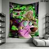 Courage the Cowardly Dog Wall Tapestry Aesthetic Wall Hanging Printed Fabric Blanket Decorative Tapestries for Bedroom Living Room Home Decor