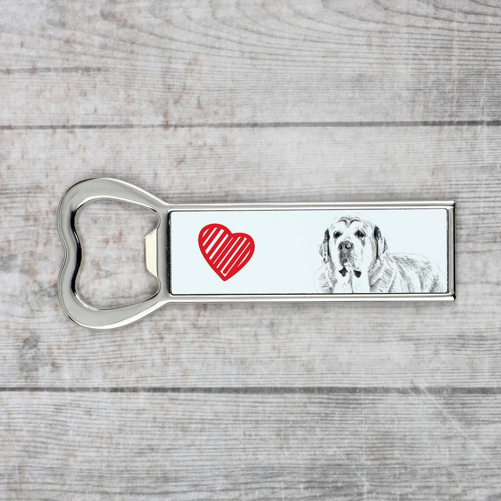 Mastif Hiszpański - Otwieracz Do Butelek Z Psem, Personalizowany Otwieracz Na Lodówkę, Wyjątkowy Upominek Dla Mężczyzny Marki Art-Dog