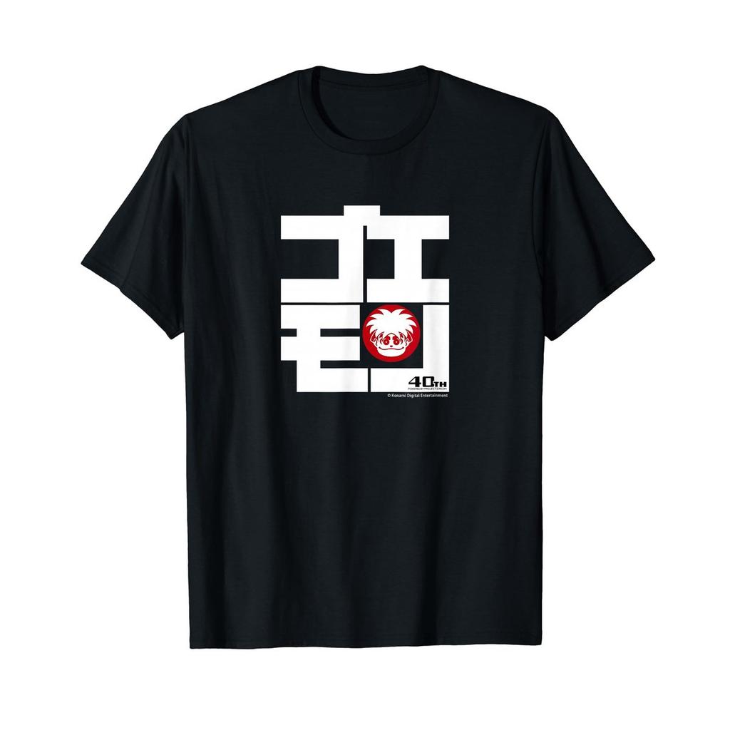KONAMI Ganbare Goemon 40th Anniversary x PROJECT ZIRCON Katakana Square T-Shirt Retro Game Merch Unisex Tee
