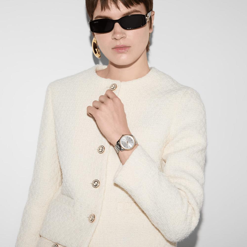 Gucci YA1264233 G-Timeless Серебристый циферблат Унисекс Часы