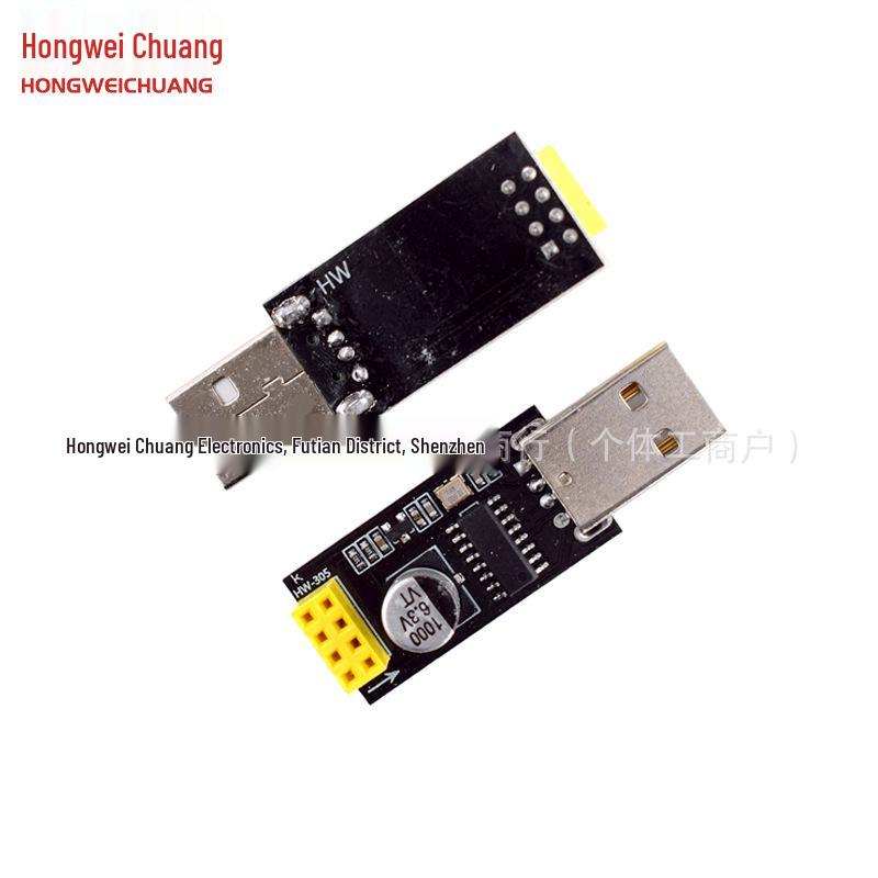 USB to ESP8266 WiFi Adapter Board for Wireless Communication and Microcontroller Development