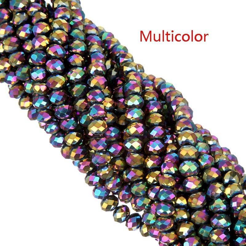 For Jewelry Making Wholesale Crystal Glass High-quality 70pcs 8mm Hot Sale Necklace Bracelet DIY Crafts Spacer Beads Beads