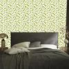 Heart Wallpaper White, Yellow and Beige 50x1000
