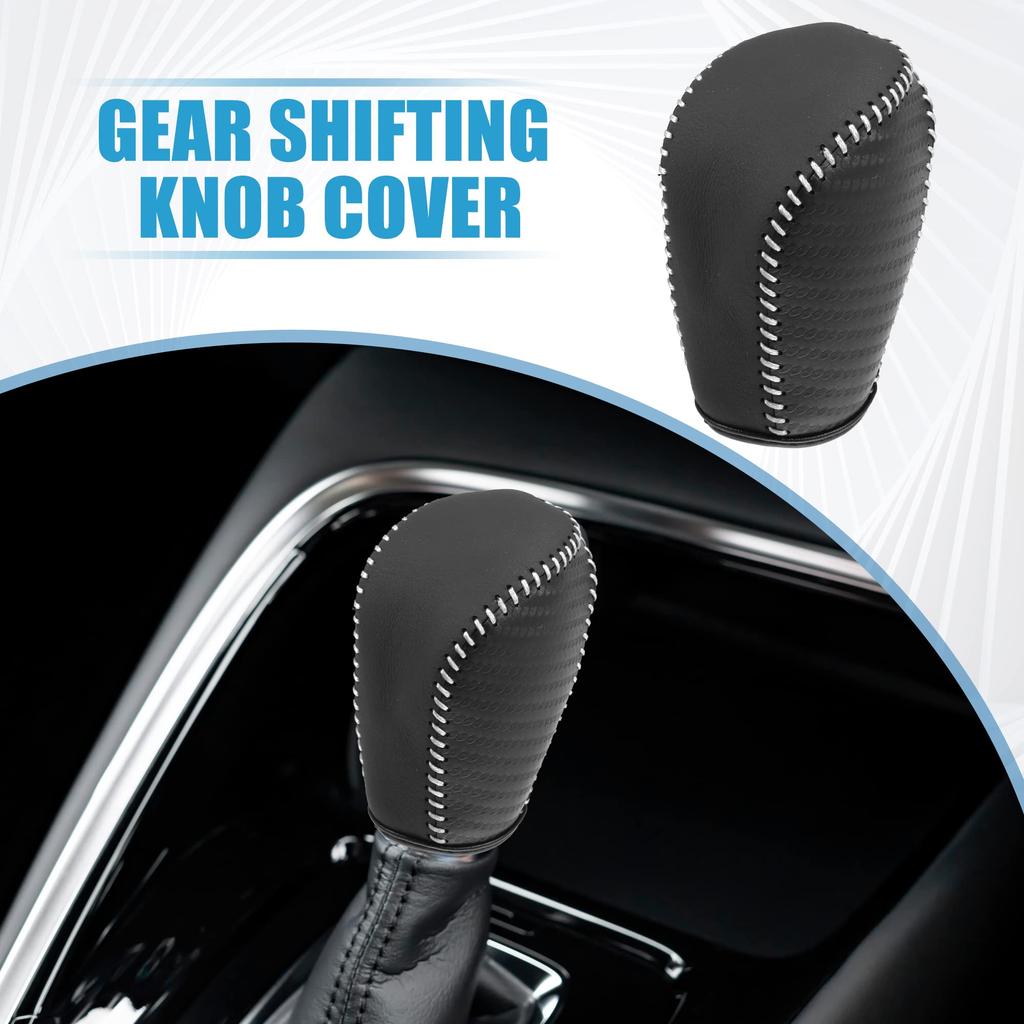 A ABSOPRO Gear Shifting Knob Cover with Automatic Transmission Lever Trim for Hon da