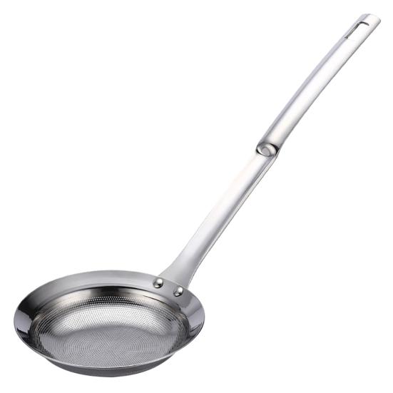 Мелкоячеистая проволока из нержавеющей стали, скиммер для масла, сито, дуршлаг для муки, кухонная ложка