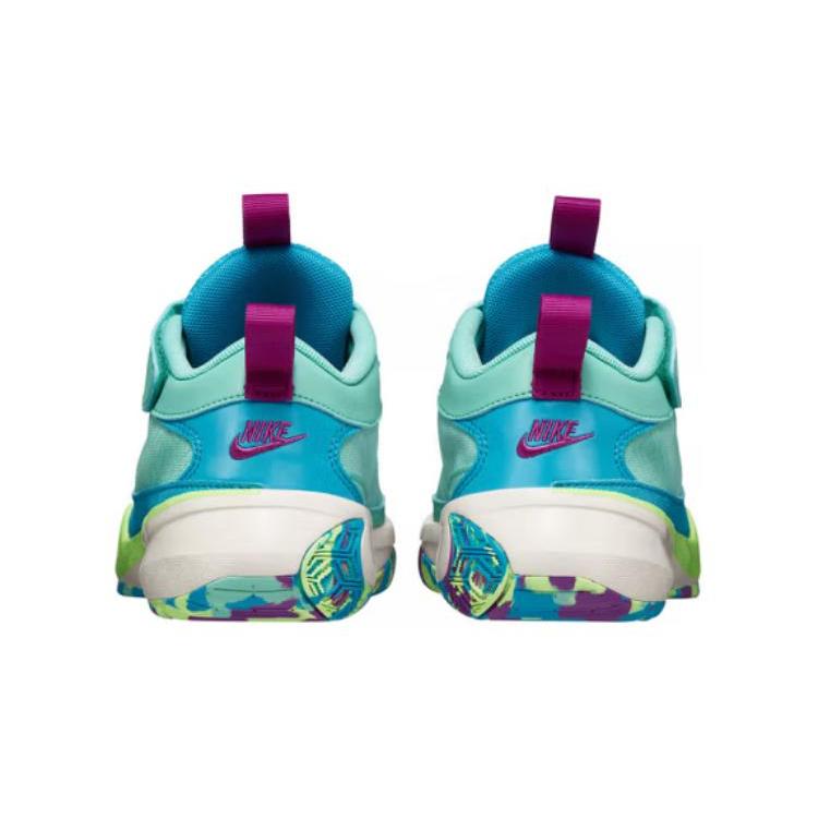 Nike Freak 5 Износостойкие Легкие Амортизирующие Низкие Детские Баскетбольные Кроссовки Бирюзовые Детские DZ4485-300