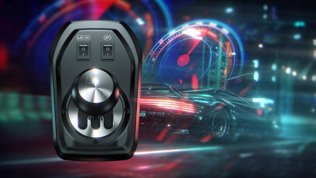 Руль 900° PC/PS4/PS5/XBOX со светодиодами + 3 педали, 6 передач IMOLA FLASHFIRE