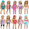 18-дюймовая кукла American Girl Купальник-слитный юбка