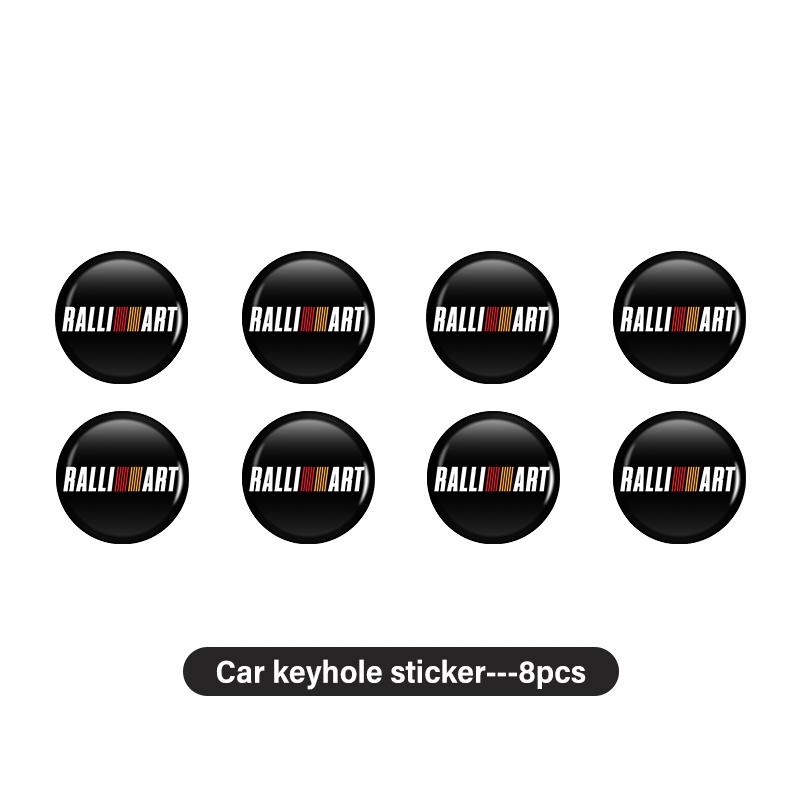 sdbf9 8/12/20PCS Car Remote Key Sticker Emblem Decoration Decal Decorat Auto Accessory For Mitsubishi Lancer ASX Pajero Mirage Attrage
