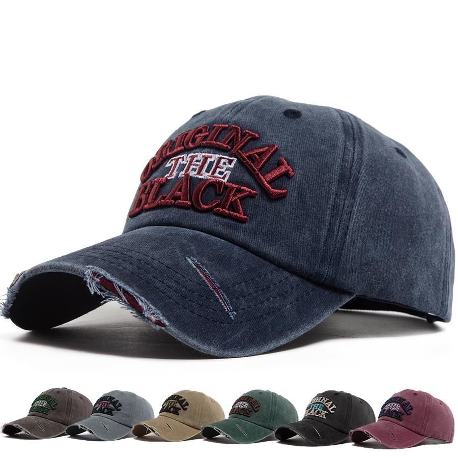 Винтажная бейсболка Мужская Женская Вышивка Буквой Snapback Весна Лето Стирка Хлопок Шляпа Козырек Модные Кепки для Повседневной Носки