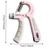 Adjustable Resistance Grip Strength Trainer With Counter Adjustable Hand Grip Hand Squeezer Resistance Hand Grip