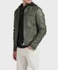 Panicale Green Blouson Lambskin Jacket