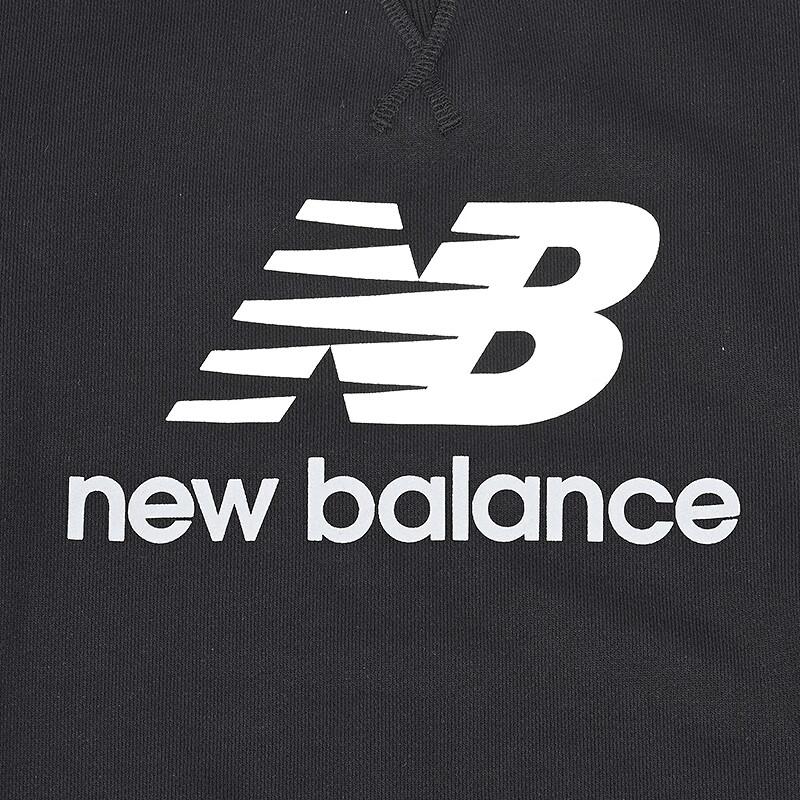 New Balance Толстовка унисекс черная AMT41356-BK