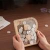 26 алфавит копилка монета деньги копилка деревянная буква копилка настольное украшение домашний декор поделки для детей