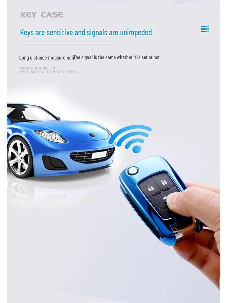 Чехол для ключа Chevrolet для Cruze, Cavalier, Malibu, Trax, Sail - Полупакет, крышка корпуса ключа