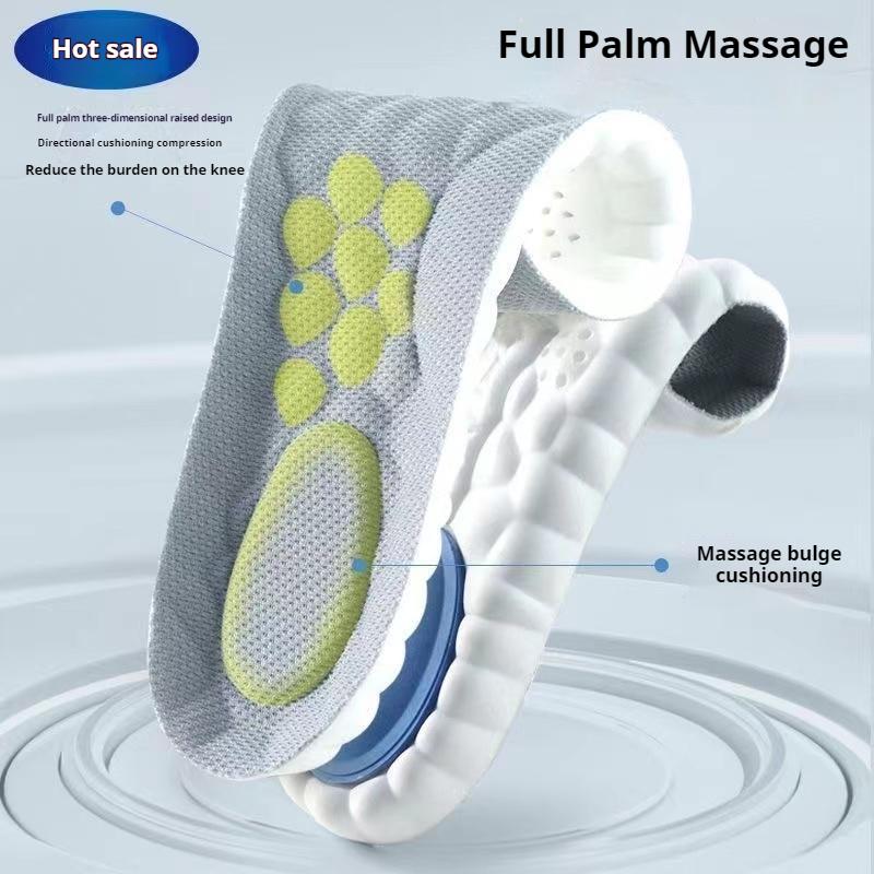 1 пара Супермягкие стельки Мужские стельки для бега Спортивная обувь Стелька для ног Пена с памятью Амортизация Подошва обуви Подошва обуви при подошвенном фасциите