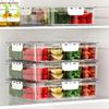 Eight-Compartment Transparent Food-Grade Storage Box for Salads and Spices
