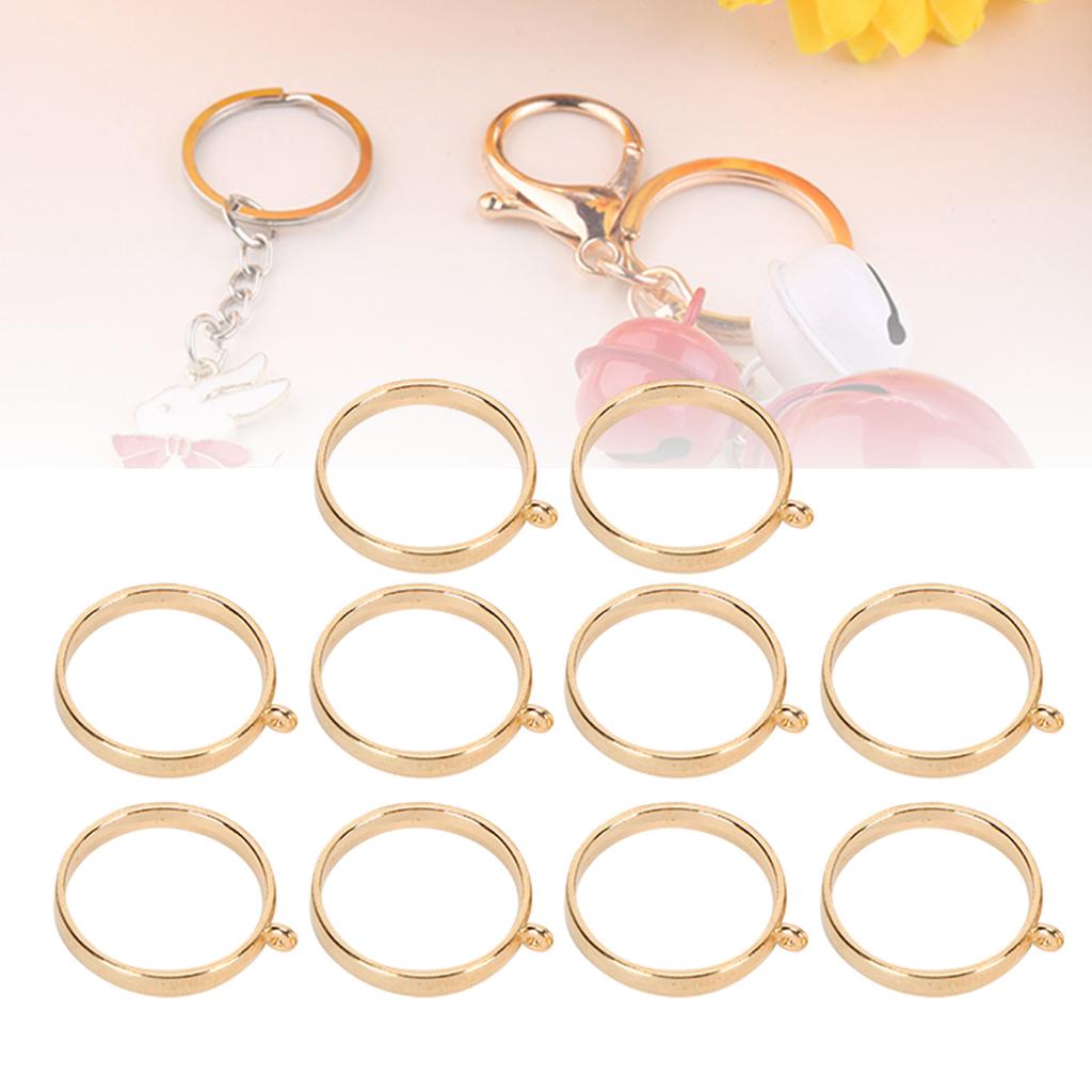 10 шт., подвески с круглой полой рамкой для изготовления ювелирных изделий своими руками, принадлежности для рукоделия