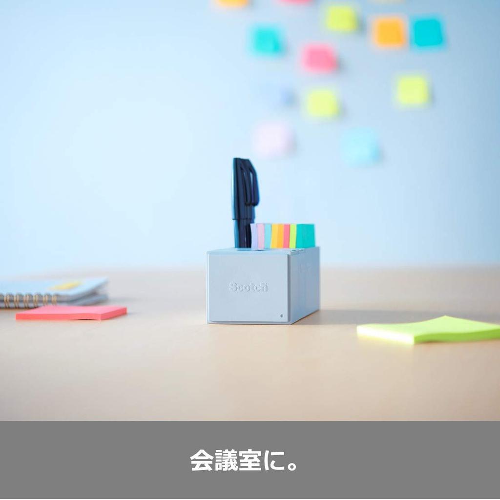 Strong Adhesive Note Connect Holder Flamingo 75 X 75 Mm 45 Sheets X 4 Colors Post-it 654SS-MC-7-C