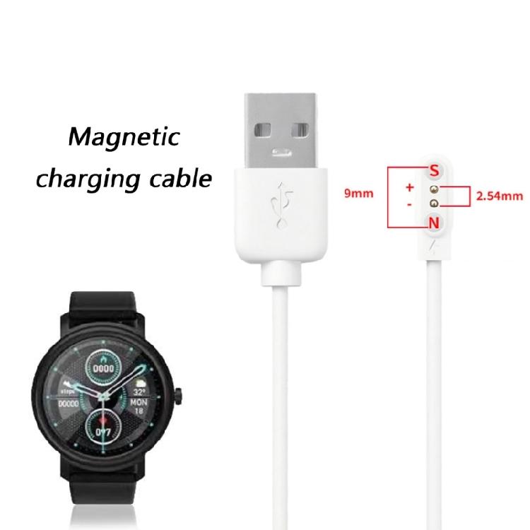 Магнитный USB-кабель для зарядки, Быстрая передача питания, Надежное крепление для умных часов Watch T2