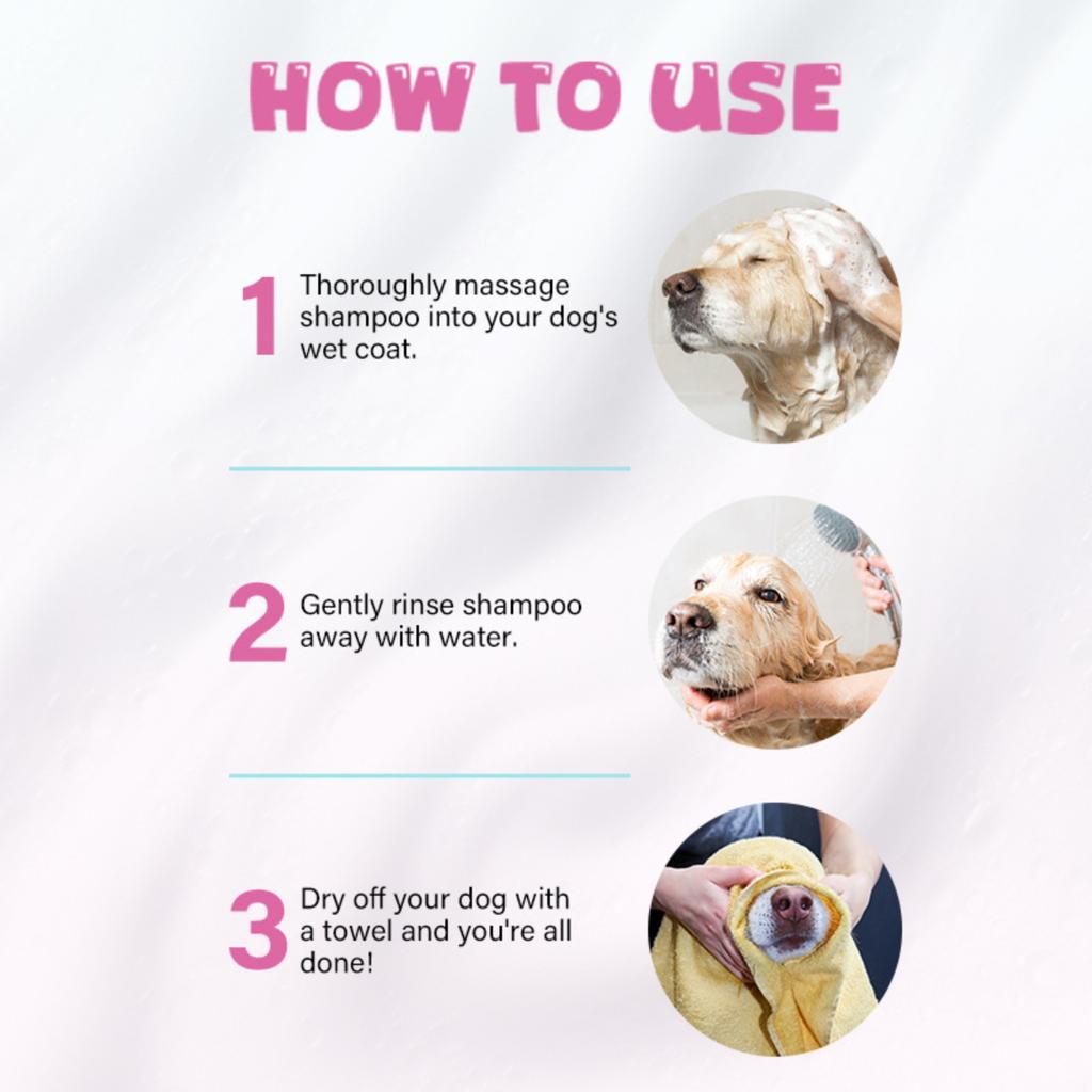 Шампунь для домашних животных с тальком, дезодорантом, стойким гелем для душа для домашних животных 100 мл