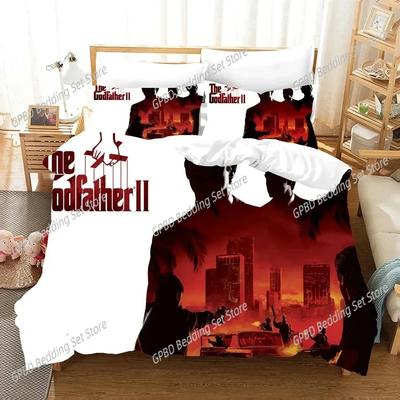 3D Печать Постельное Белье Крестный Отец Для Спальни Мягкое Современное Покрывало Удобное Детское Пододеяльник Чехол На Одеяло И Наволочка