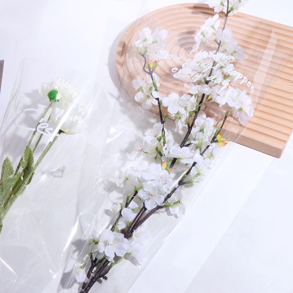 50Pcs Package Supplies Wrapping Paper Waterproof Bouquet Packing Material Wedding