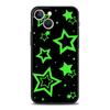 Стильный чехол для телефона с узором из звезд для iPhone 17 16E 15 16 14 13 12 11 Pro Max 7 8 Plus Мягкий ТПУ задняя крышка